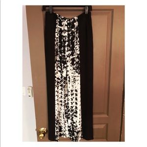 BCBG MAZAXRIA maxi high lo skirt